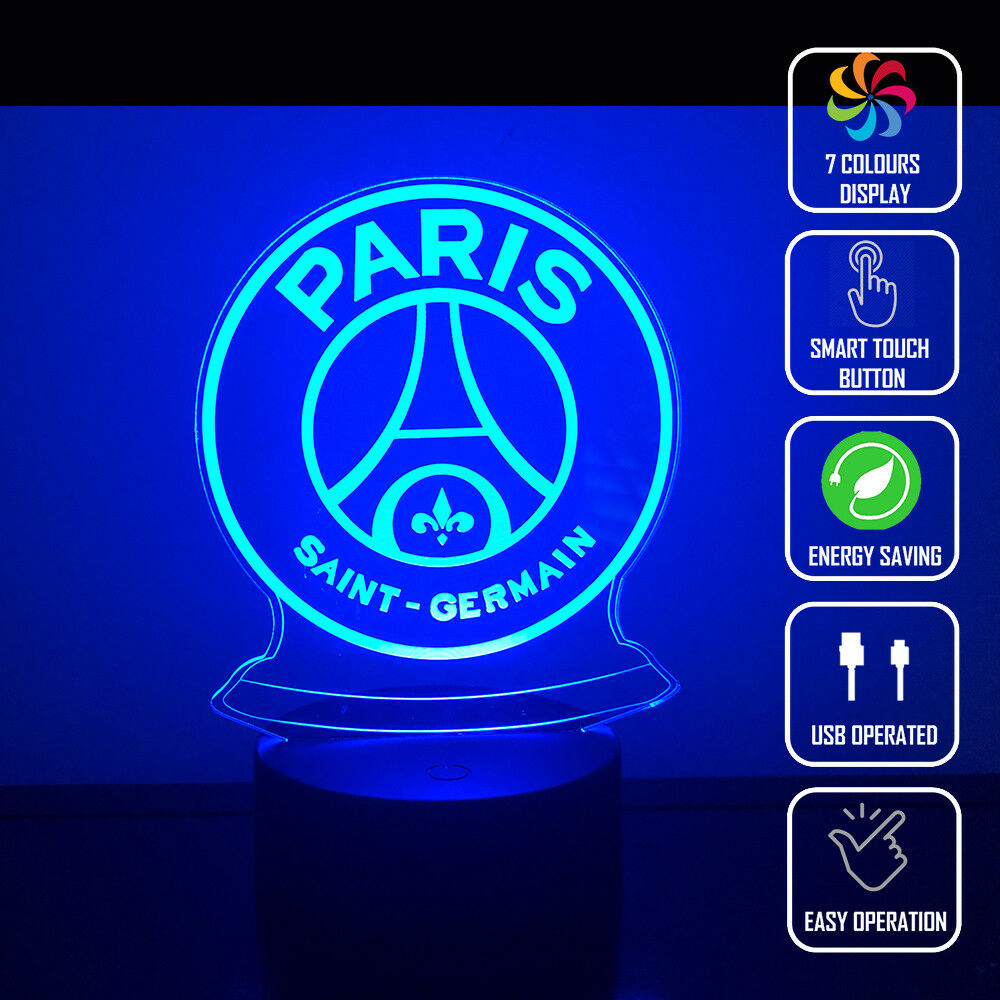 PSG PARIS SAINT GERMAIN 3D NIGHT LIGHT - Eyes Of The World