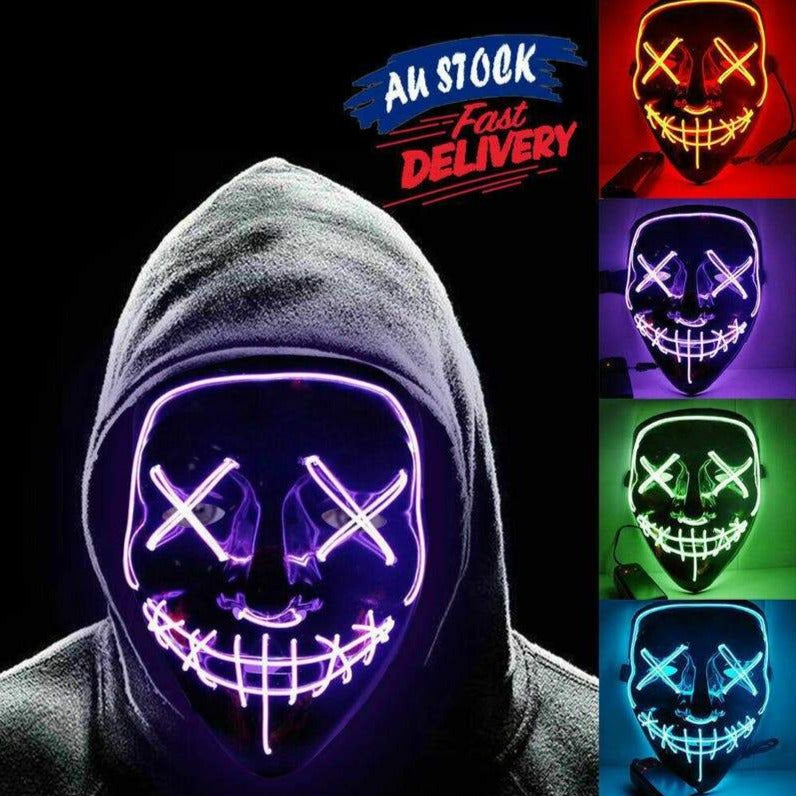 THE PURGE LIGHT UP MASK FOR HALOWEEN