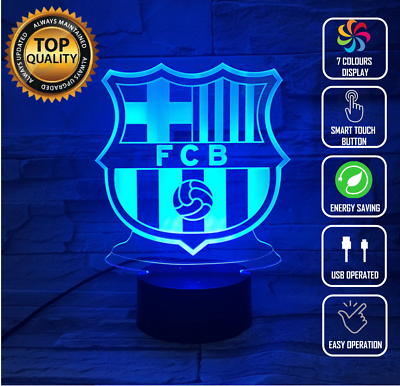 BARCELONA FC 3D NIGHT LIGHT - Eyes Of The World