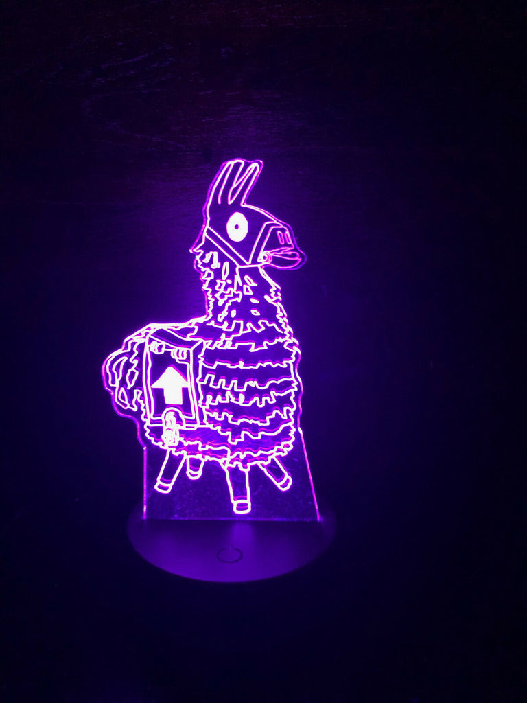 FORTNITE LLAMA LOOT 3D NIGHT LIGHTS - Eyes Of The World