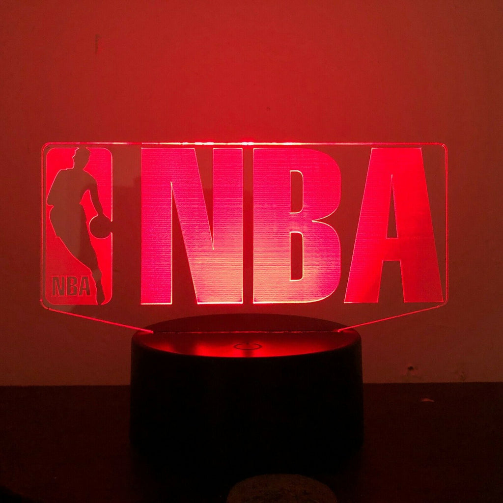 NBA BASKETBALL LOGO 3D NIGHT LIGHT – Eyes Of The World