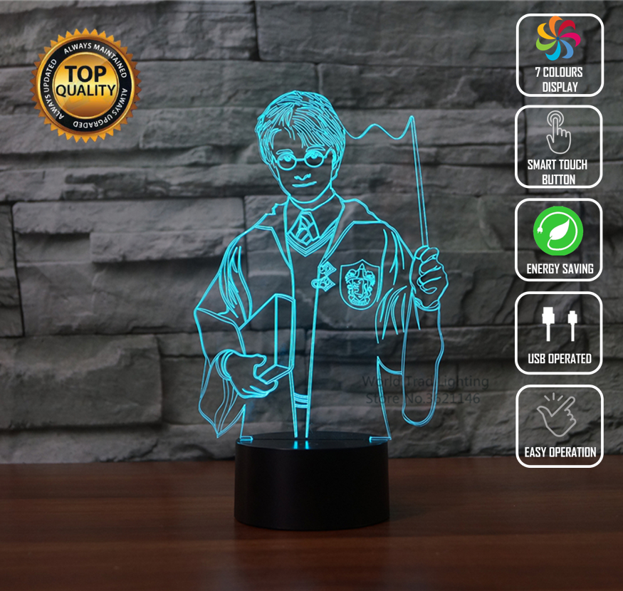HARRY POTTER 3D NIGHT LIGHT - Eyes Of The World
