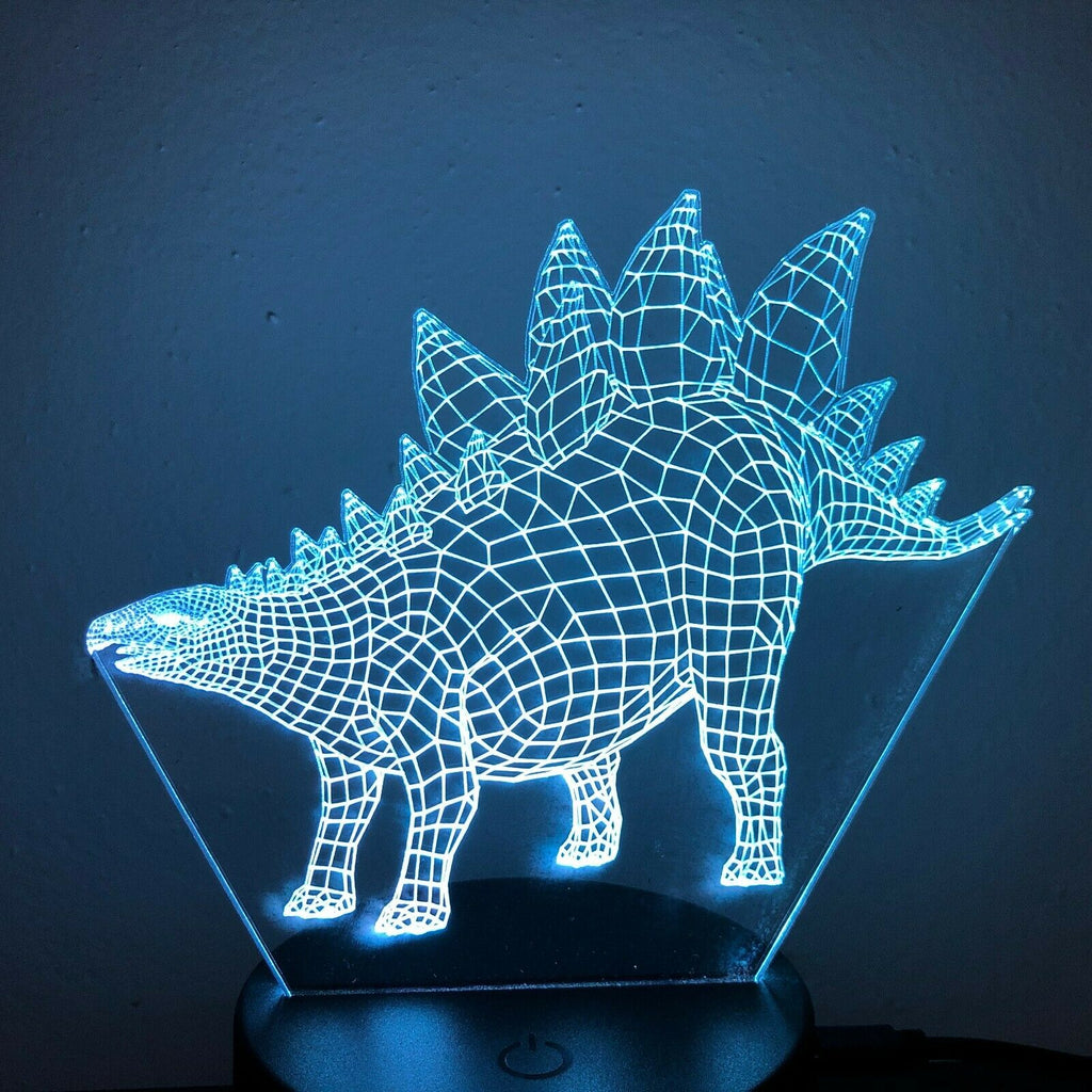 Stegosaurus Dinosaur 3D NIGHT LIGHT - Eyes Of The World