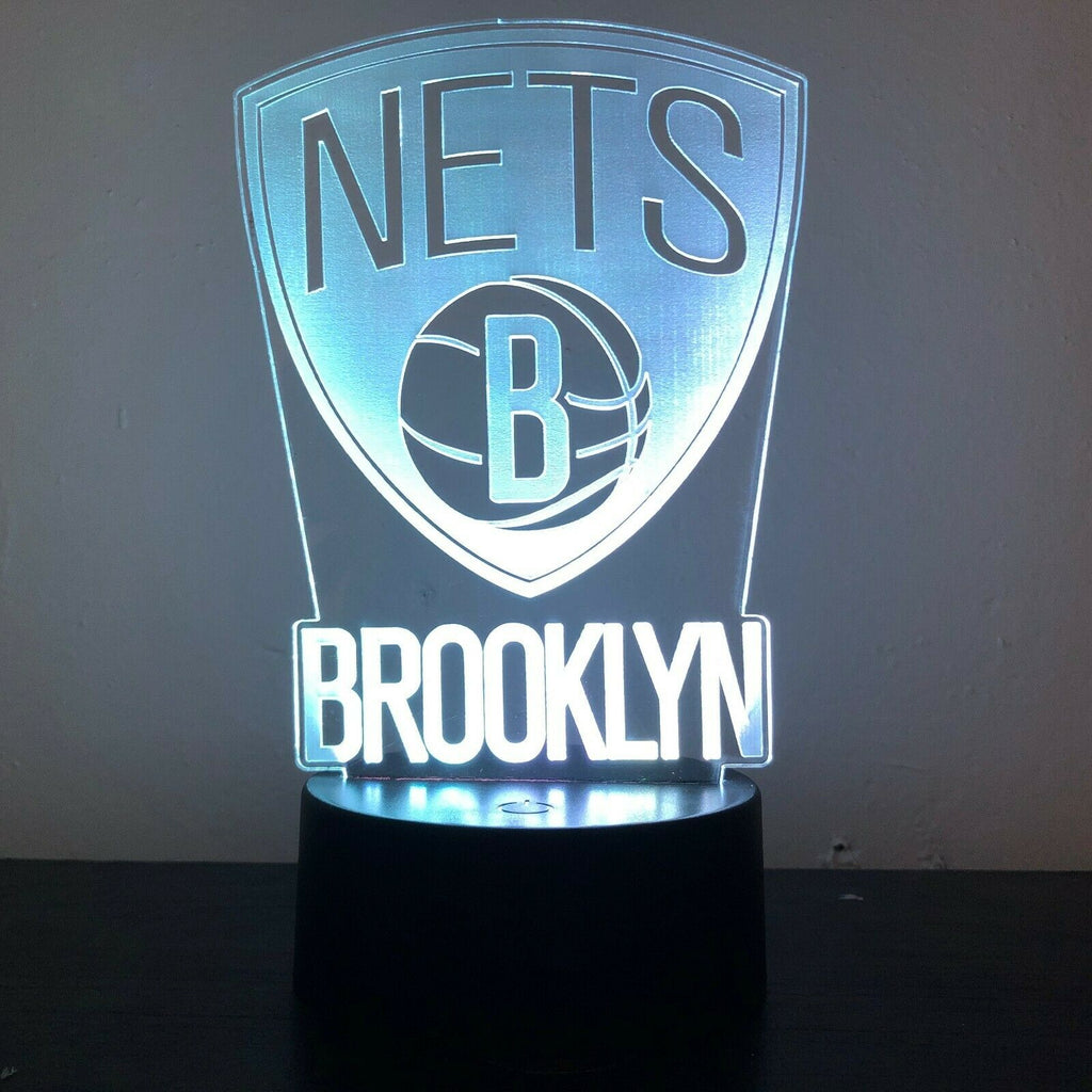 BROOKLYN NETS BASKETBALL 3D NIGHT LIGHT - Eyes Of The World