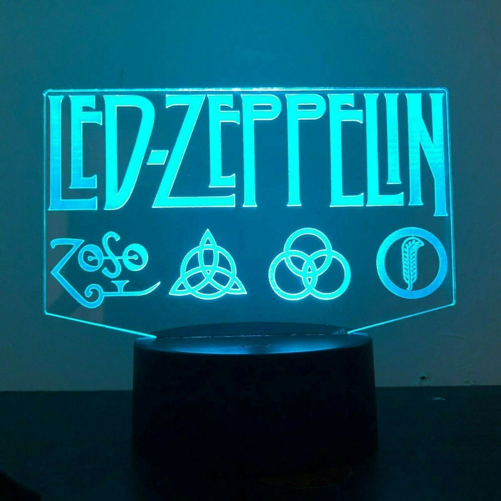 LED ZEPPELIN CLASSIC ROCK BAND 3D NIGHT LIGHT - Eyes Of The World