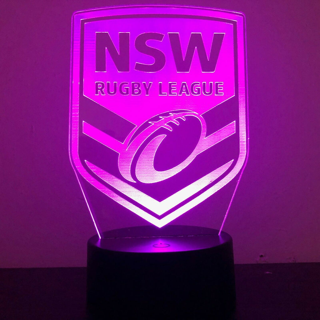 NSW BLUES STATE OF ORIGIN NRL 3D NIGHT LIGHT – Eyes Of The World
