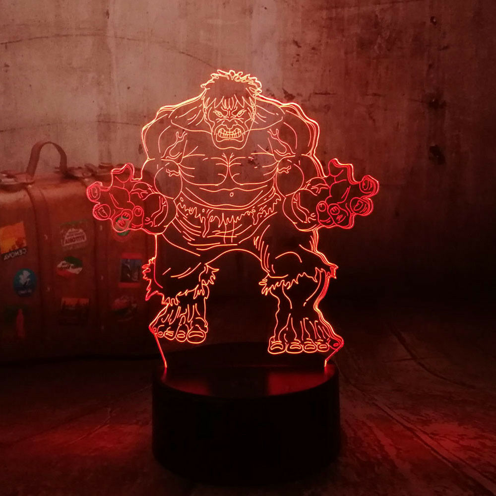 HULK SUPERHERO AVENGERS 3D NIGHT LIGHT – Eyes Of The World
