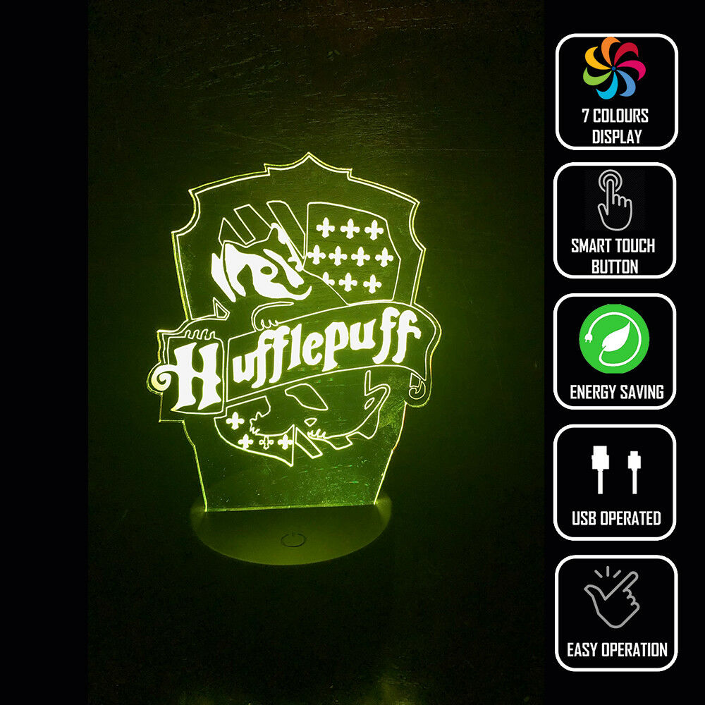 HUFFLEPUFF HARRY POTTER 3D NIGHT LIGHT - Eyes Of The World