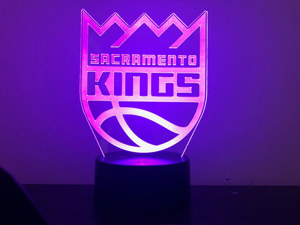 SACRAMENTO KINGS NBA BASKETBALL 3D NIGHT LIGHT - Eyes Of The World