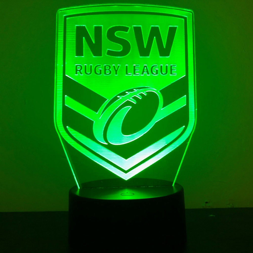 NSW BLUES STATE OF ORIGIN NRL 3D NIGHT LIGHT – Eyes Of The World