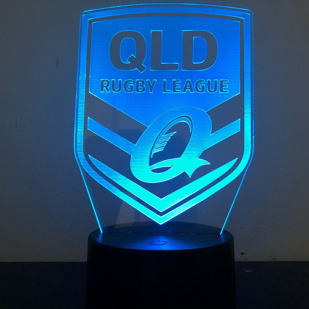 QLD MAROONS STATE OF ORIGIN NRL 3D NIGHT LIGHT – Eyes Of The World