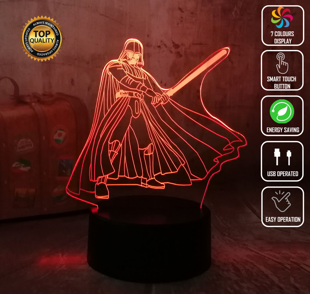 STAR WARS DARTH VADER 3D NIGHT LIGHT - Eyes Of The World