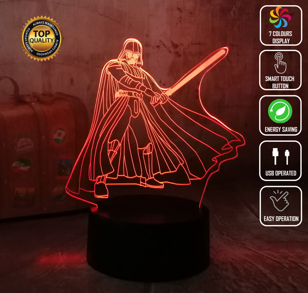 STAR WARS DARTH VADER 3D NIGHT LIGHT