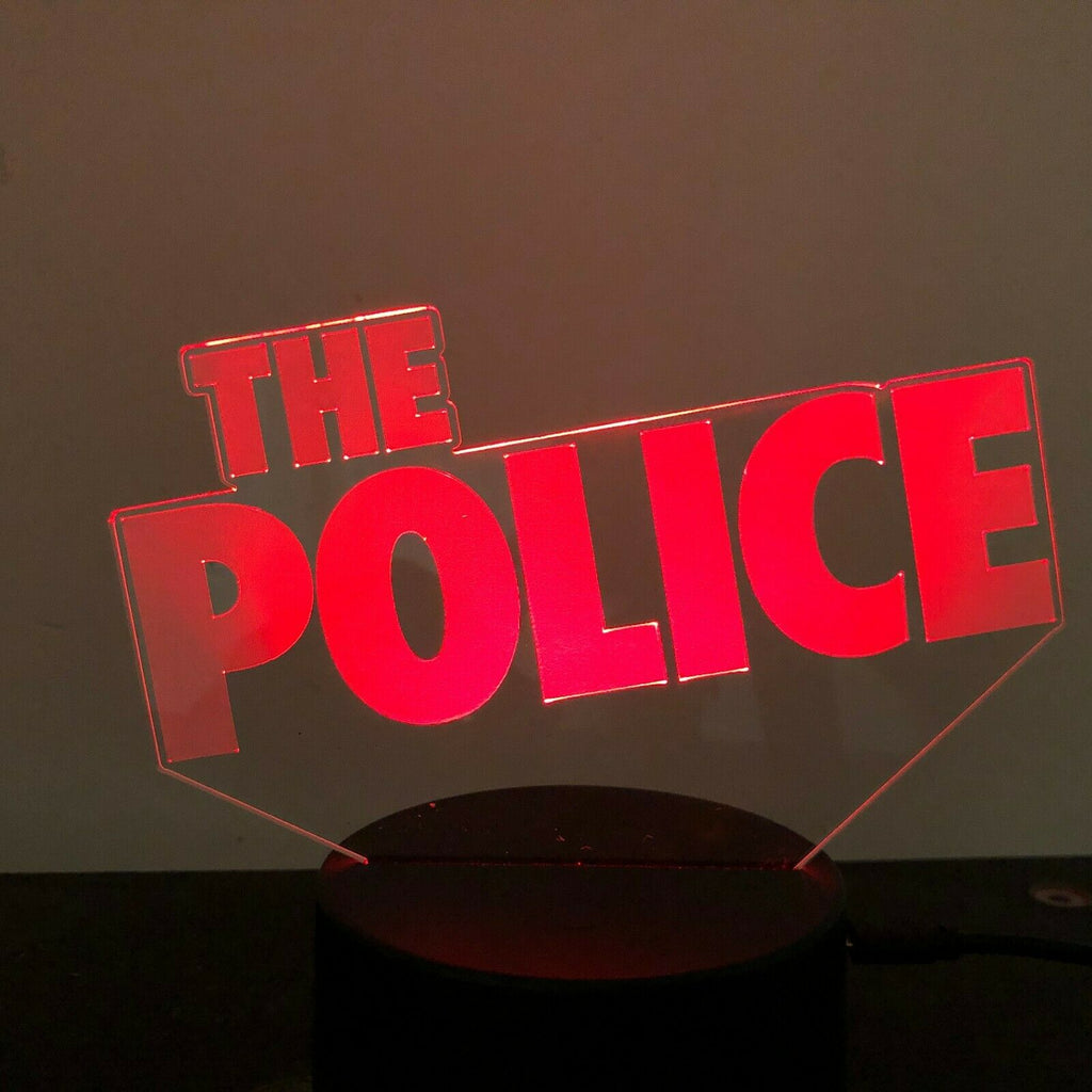 THE POLICE STING ROCK BAND 3D NIGHT LIGHT - Eyes Of The World