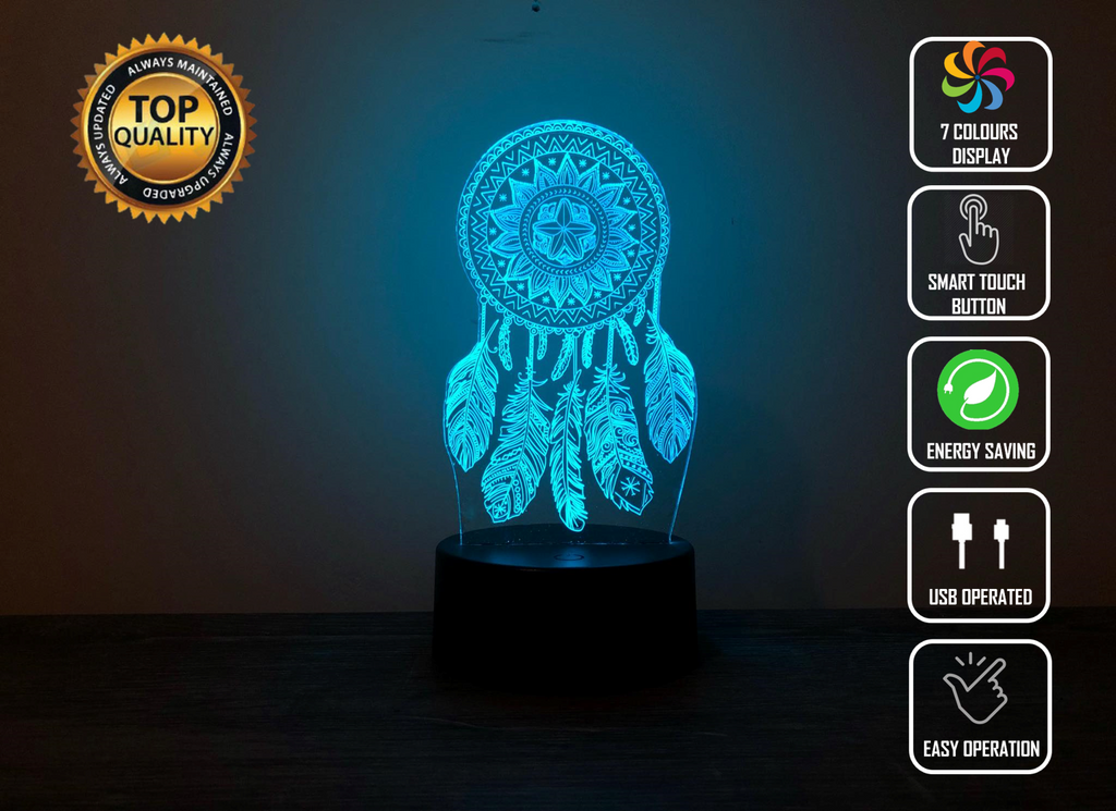 DREAM CATCHER 3D NIGHT LIGHT Eyes Of The World
