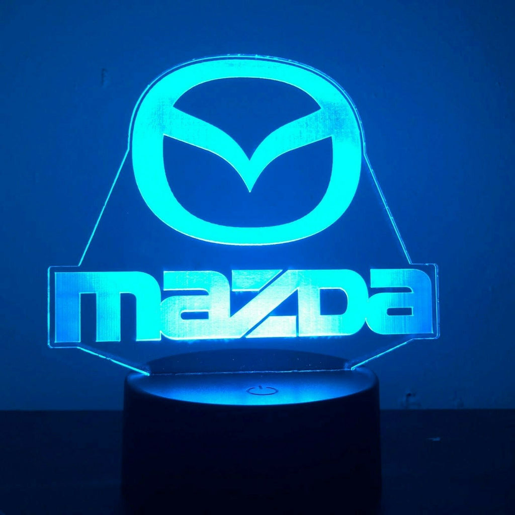 Mazda Car logo 3D NIGHT LIGHT - Eyes Of The World