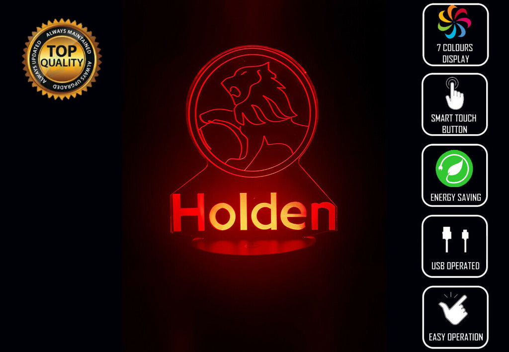 HOLDEN LOGO 3D NIGHT LIGHT - Eyes Of The World