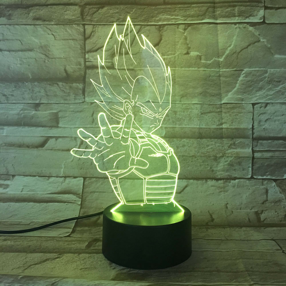 DRAGONBALL Z VEGETA 3D NIGHT LIGHT - Eyes Of The World