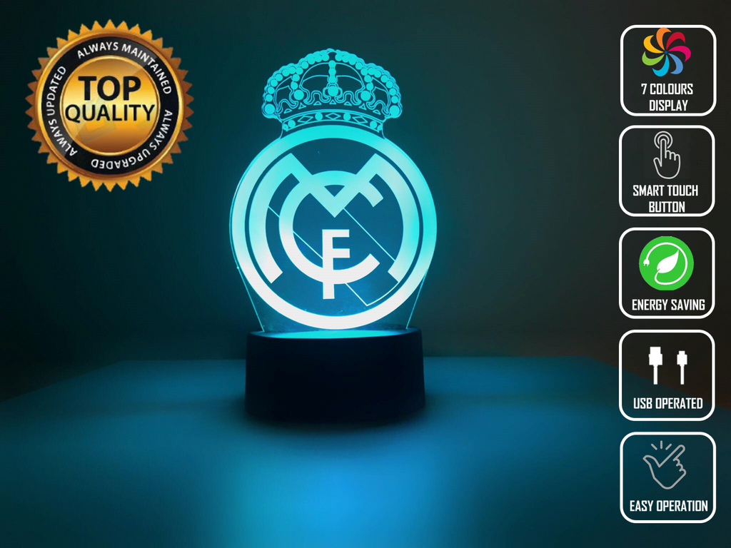 REAL MADRID SOCCER 3D NIGHT LIGHT - Eyes Of The World