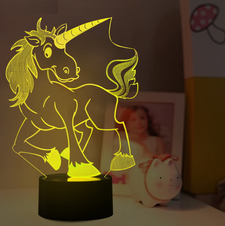 Unicorn 3d online night light
