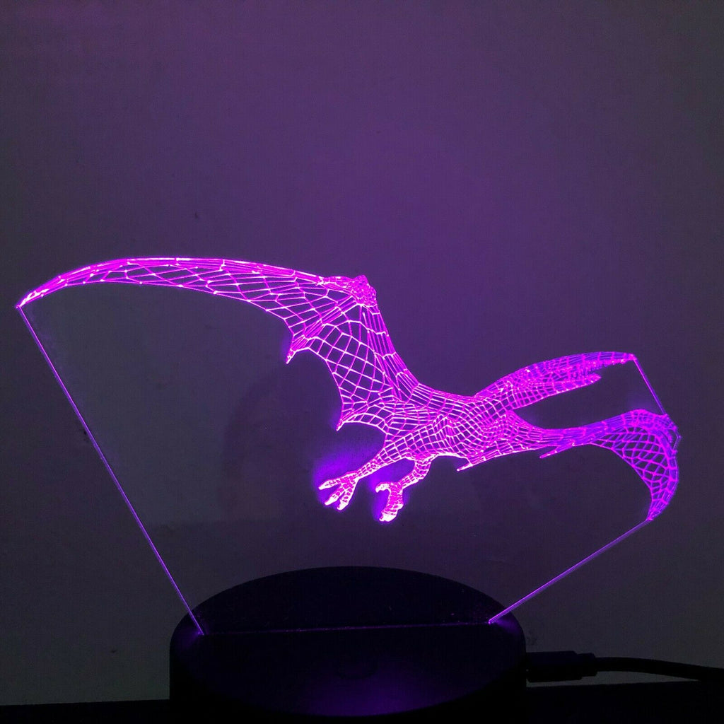 Pterodactyl Dinosaur 3D NIGHT LIGHT - Eyes Of The World