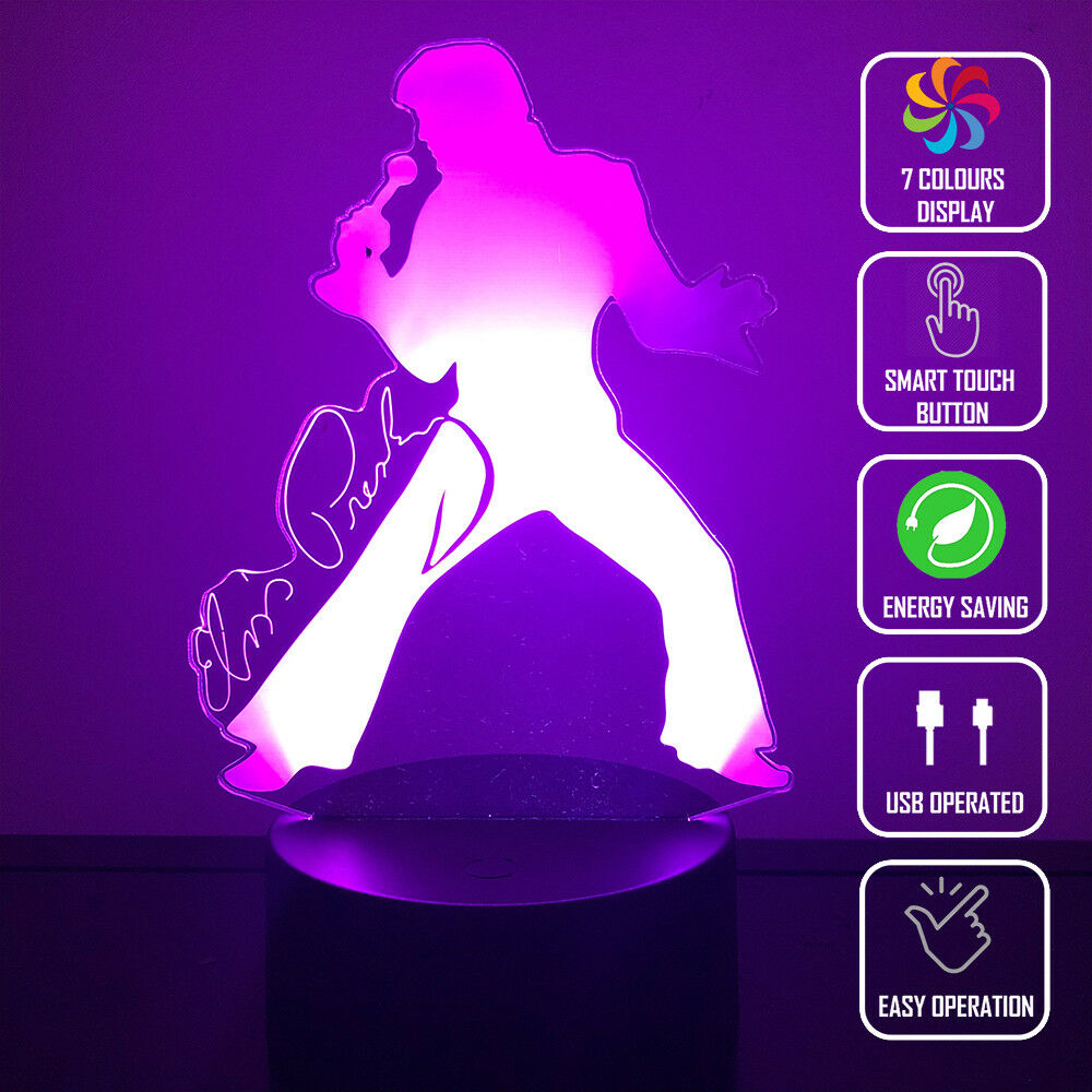 ELVIS PRESLEY ROCK N ROLL 3D NIGHT LIGHT - Eyes Of The World
