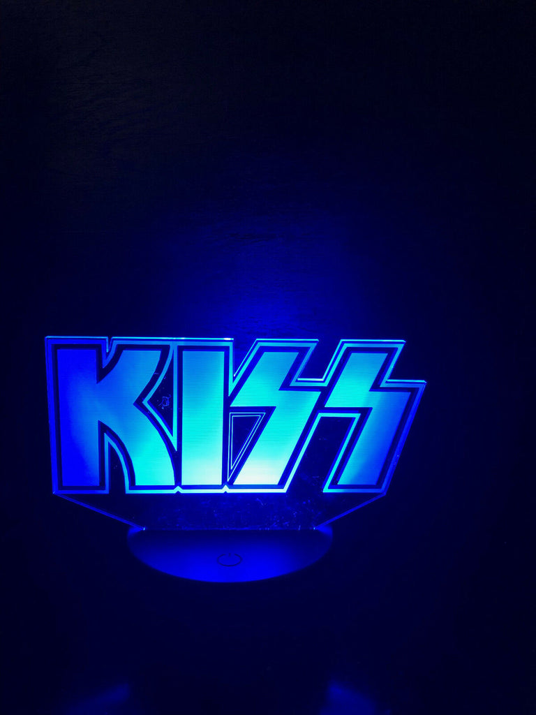 KISS ROCK N ROLL MUSIC BAND 3D NIGHT LIGHTS - Eyes Of The World