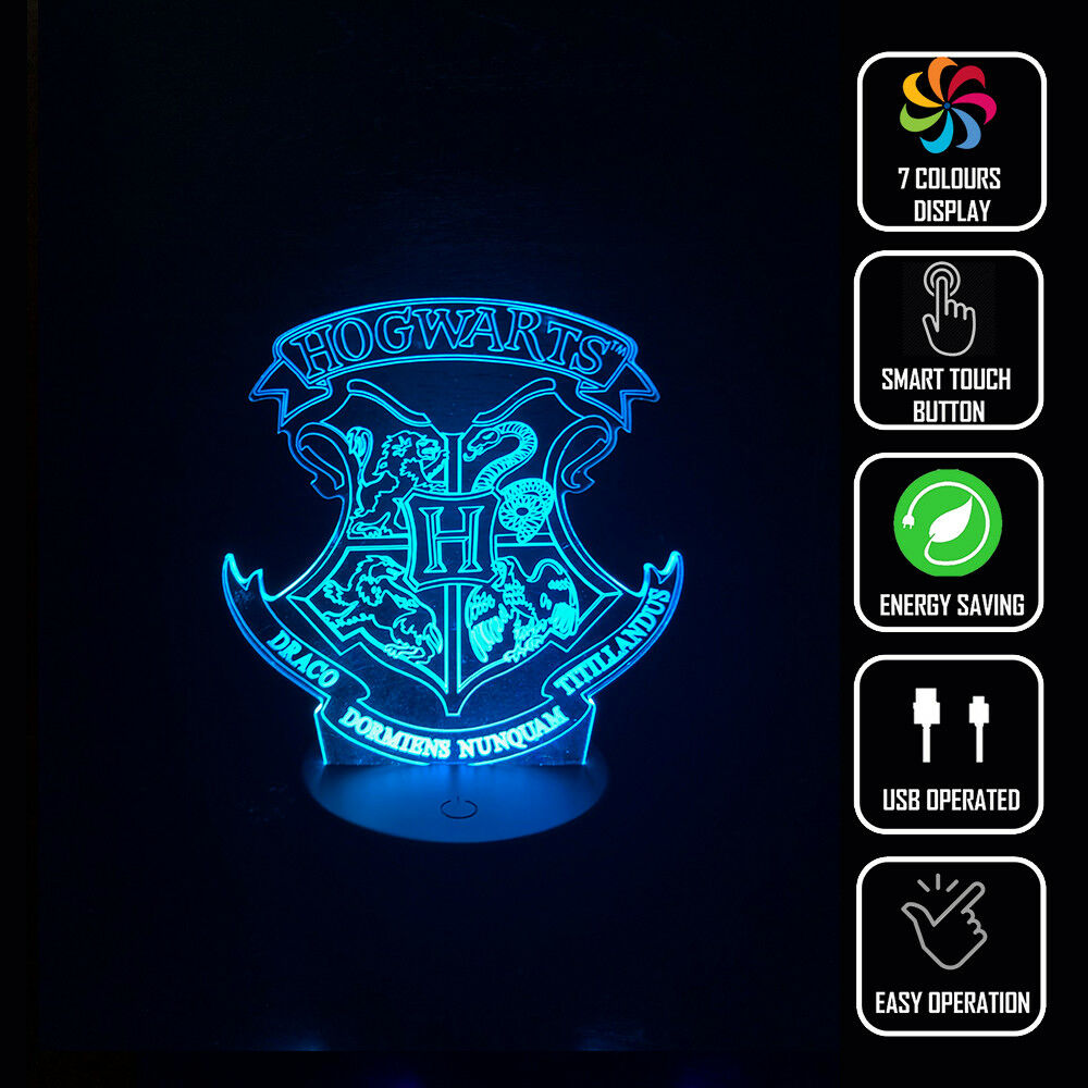 HOGWARTS HARRY POTTER 3D NIGHT LIGHT - Eyes Of The World