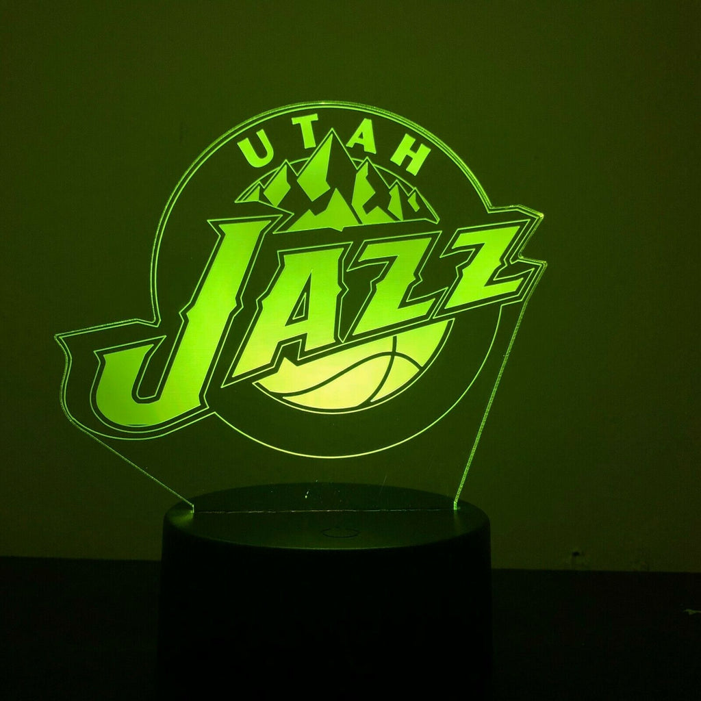 UTAH JAZZ NBA BASKETBALL 3D NIGHT LIGHT - Eyes Of The World