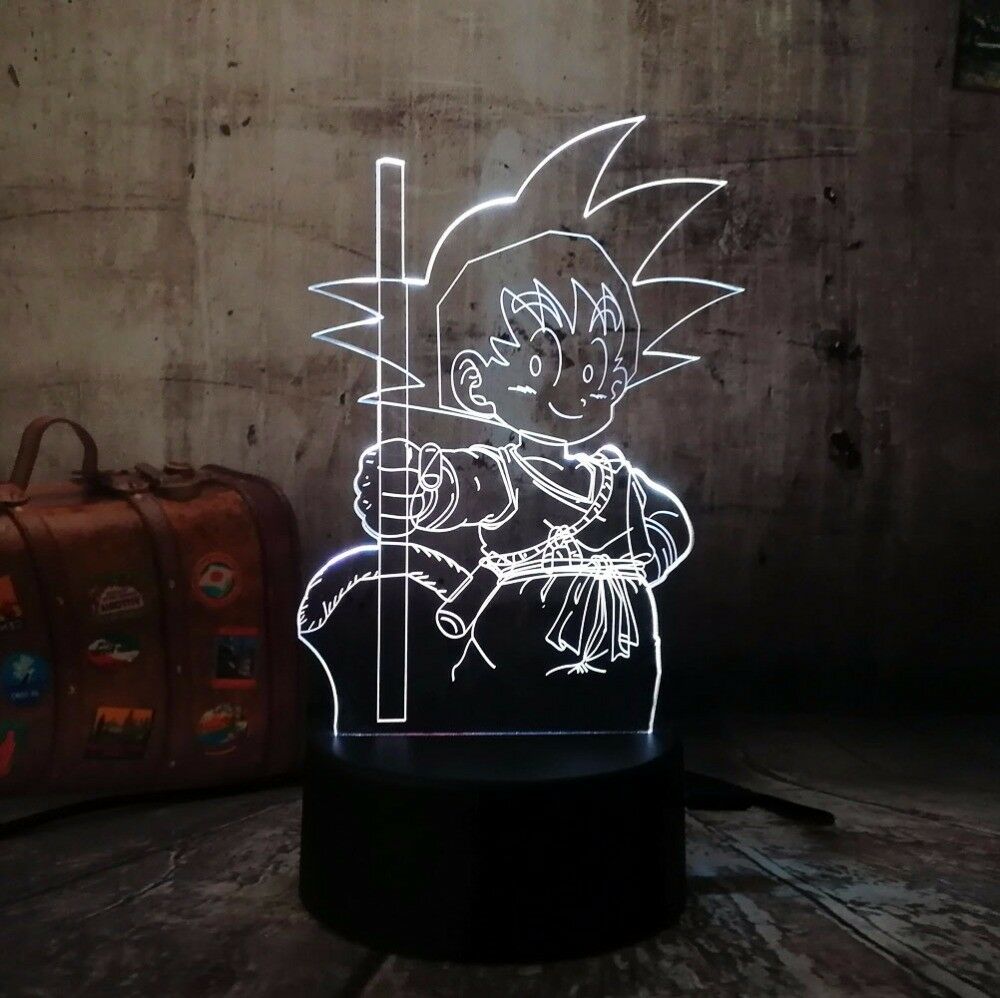 GOKU SAIYAN DRAGON BALL Z 3D NIGHT LIGHT - Eyes Of The World