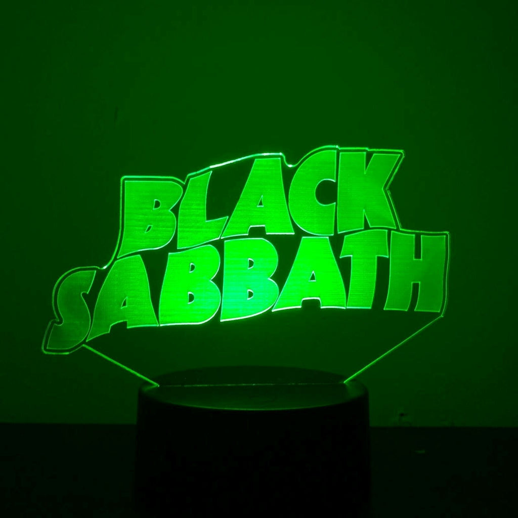 BLACK SABBATH OZZY ROCK BAND 3D Acrylic LED 7 Colour Night Light Touch Lamp - Eyes Of The World