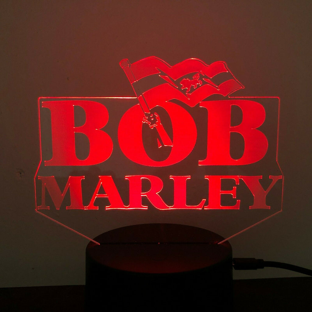 BOB MARLEY 3D NIGHT LIGHT - Eyes Of The World