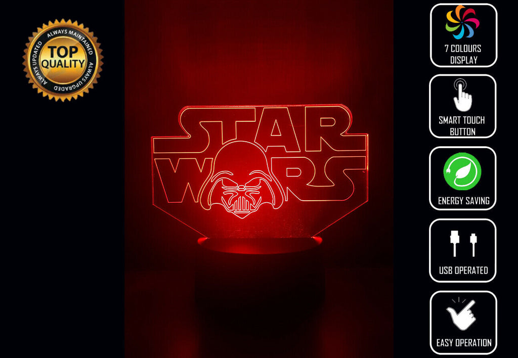 STAR WARS LOGO 3D NIGHT LIGHT - Eyes Of The World