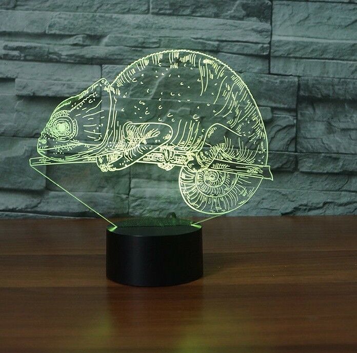 CHAMELEON ANIMAL 3D NIGHT LIGHT - Eyes Of The World