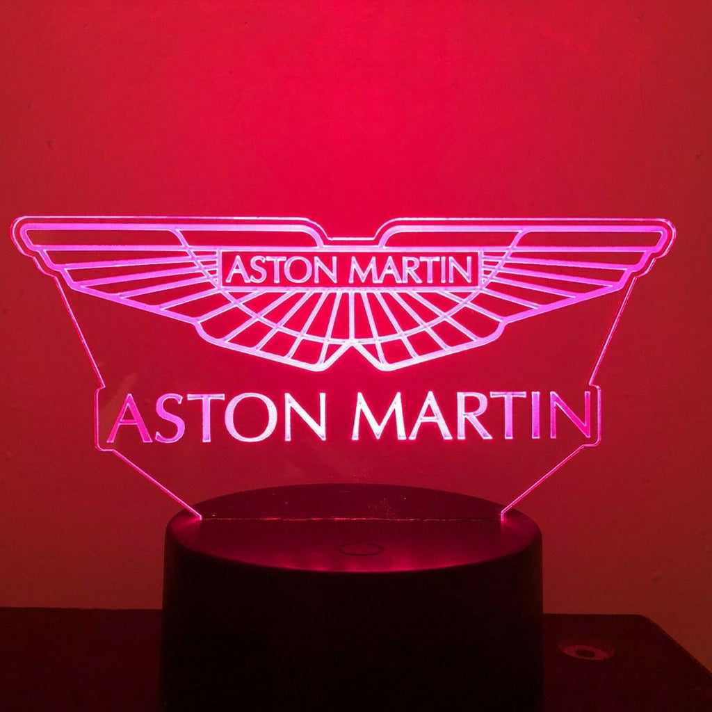 Aston Martin 007 Gift 3D Acrylic LED 7 Colour Night Light Touch Lamp - Eyes Of The World