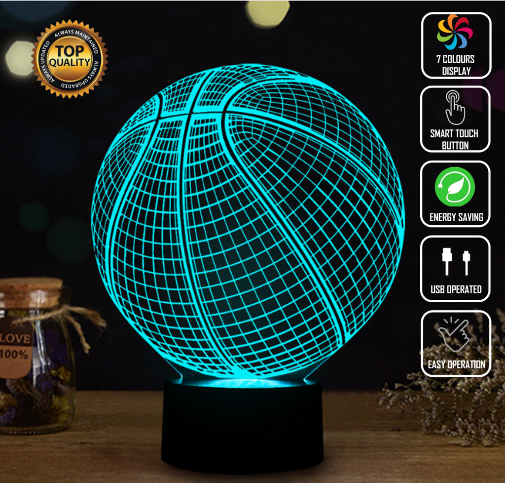 BASKETBALL NBA 3D NIGHT LIGHT - Eyes Of The World