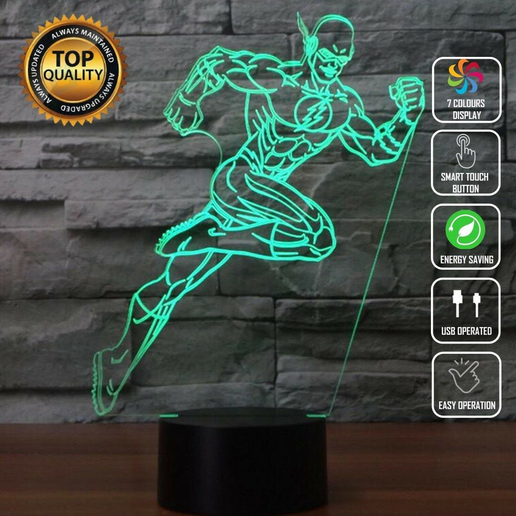 FLASH DC JUSTICE LEAGUE 3D NIGHT LIGHT - Eyes Of The World