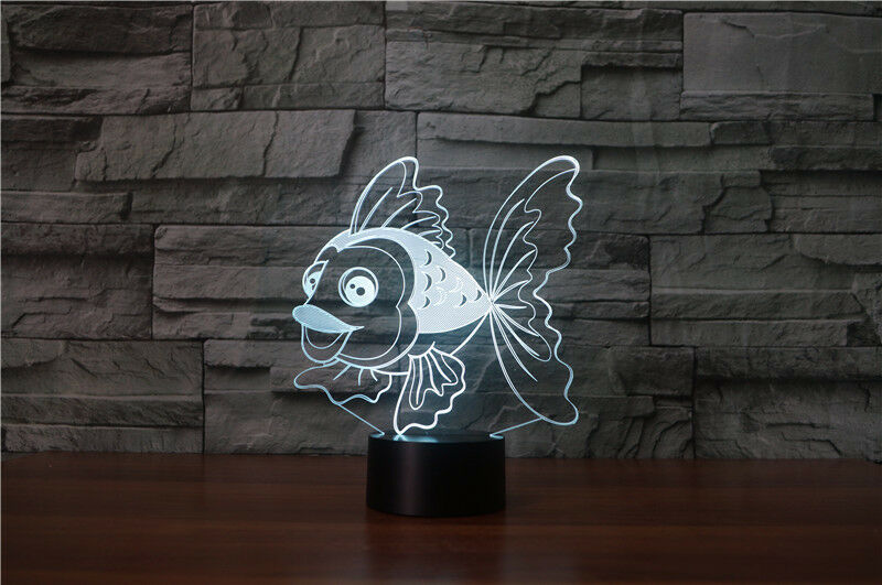 FISH AQUARIUM 3D NIGHT LIGHT - Eyes Of The World