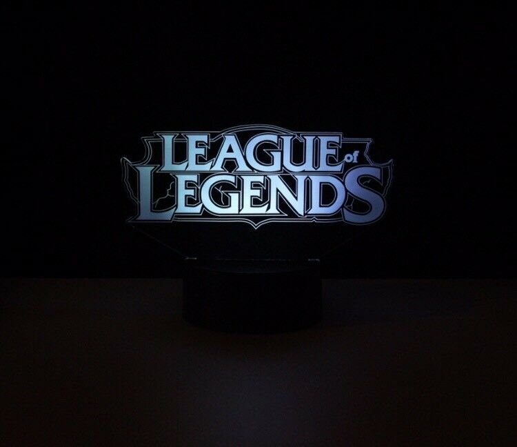 LEAGUE OF LEGENDS GAME LOL 3D NIGHT LIGHT - Eyes Of The World
