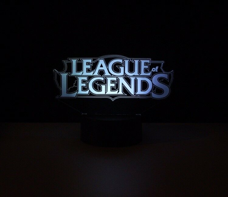 LEAGUE OF LEGENDS GAME LOL 3D NIGHT LIGHT - Eyes Of The World