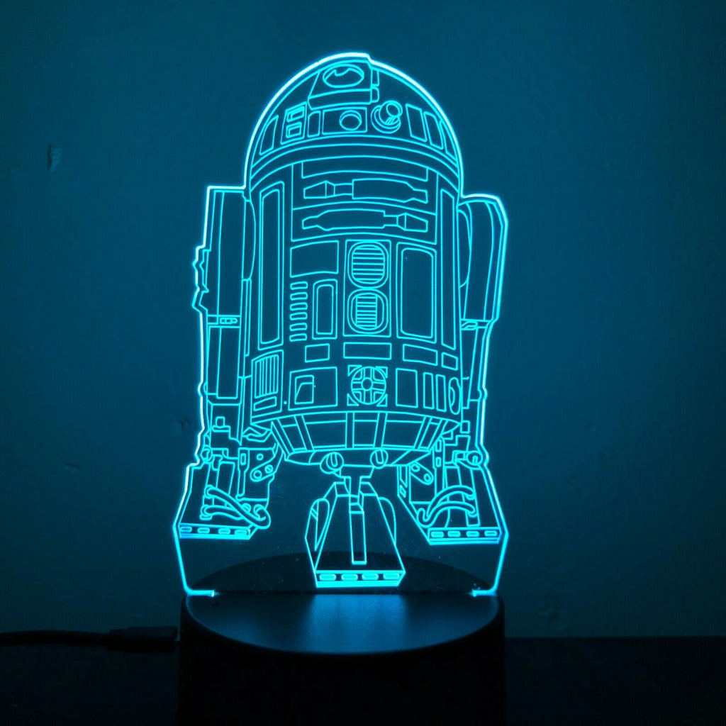 R2D2 DROID STAR WARS 3D NIGHT LIGHT - Eyes Of The World