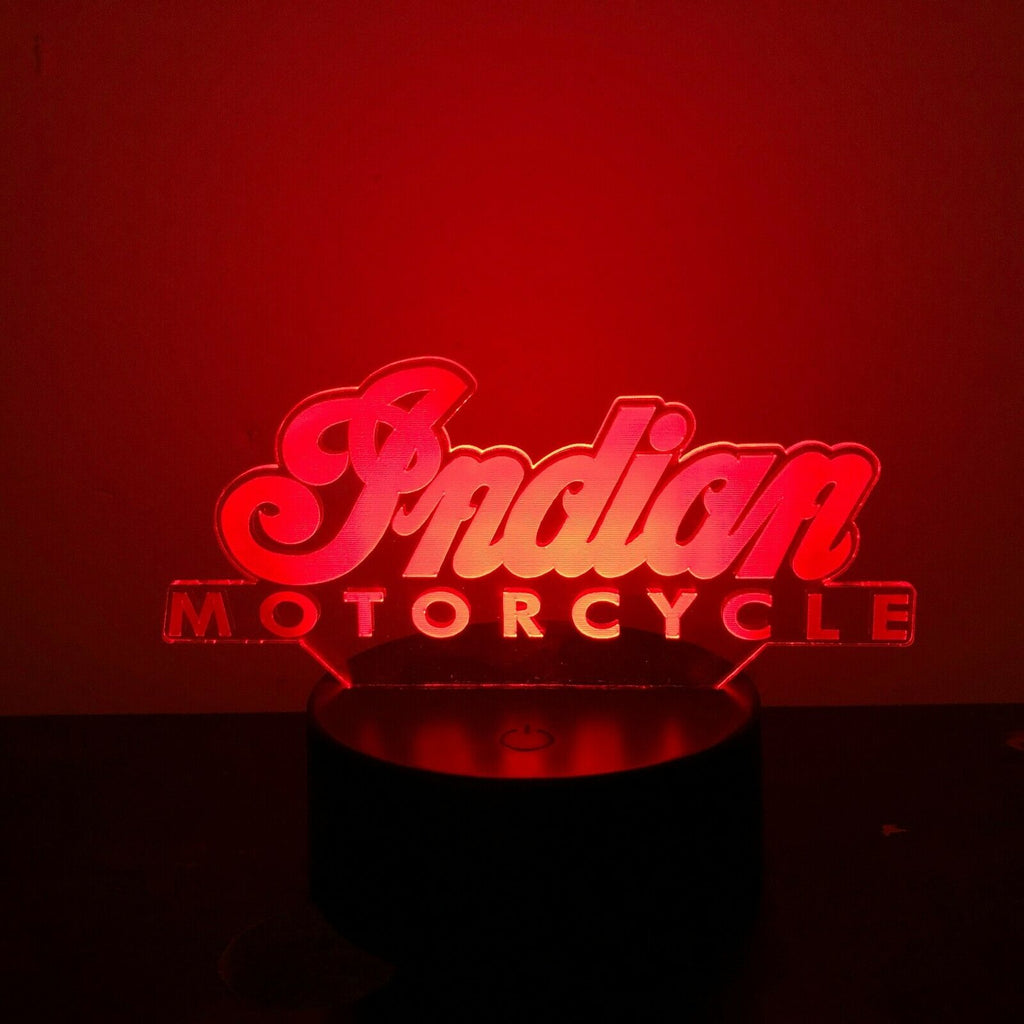 INDIAN MOTORCYCLE 3D NIGHT LIGHT - Eyes Of The World