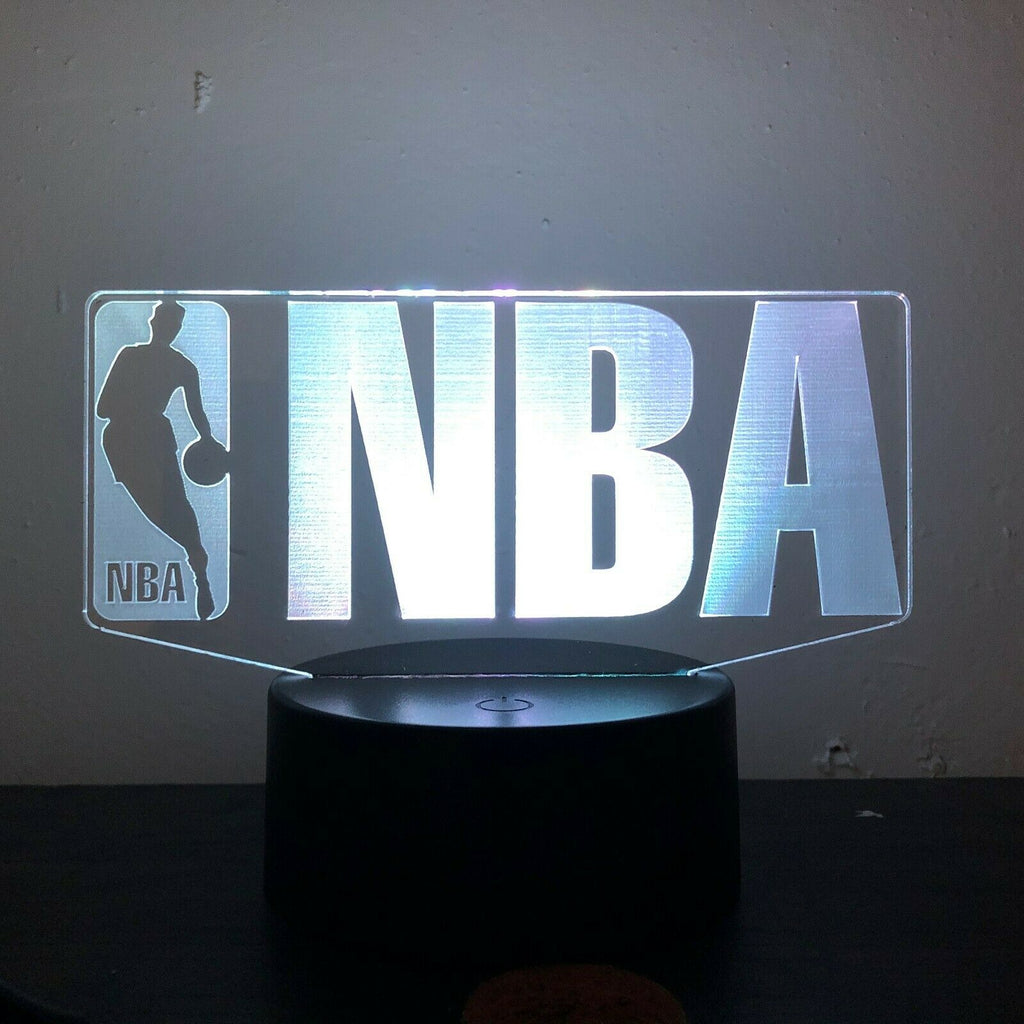 NBA BASKETBALL LOGO 3D NIGHT LIGHT - Eyes Of The World