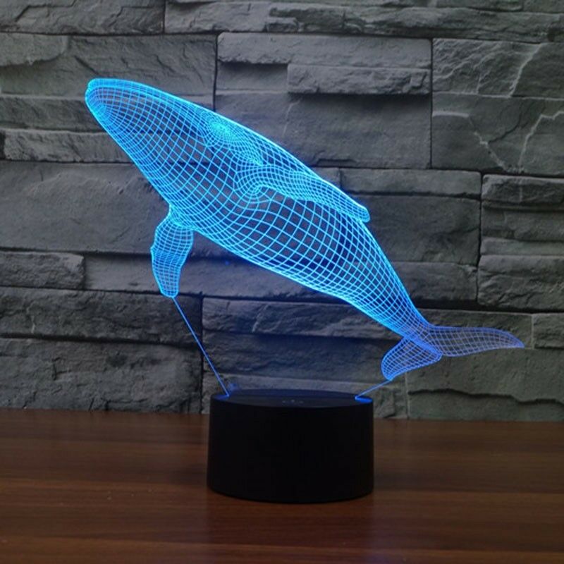 WHALE 3D NIGHT LIGHT - Eyes Of The World