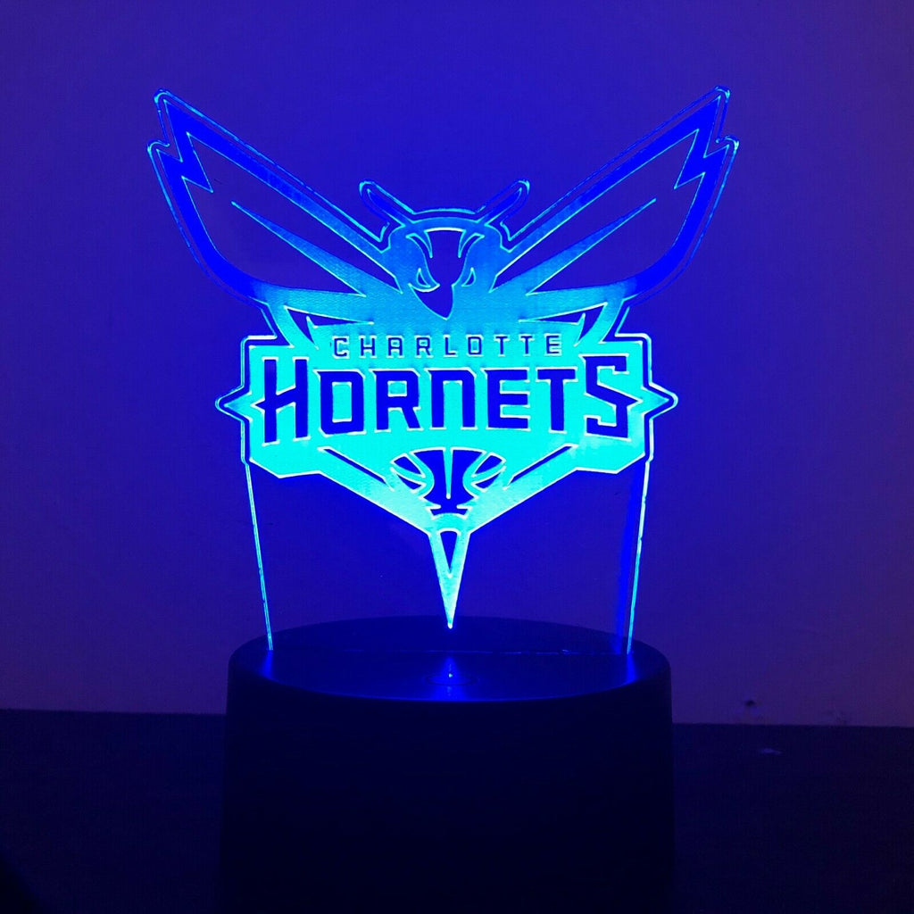 CHARLOTTE HORNETS BASKETBALL 3D NIGHT LIGHT - Eyes Of The World