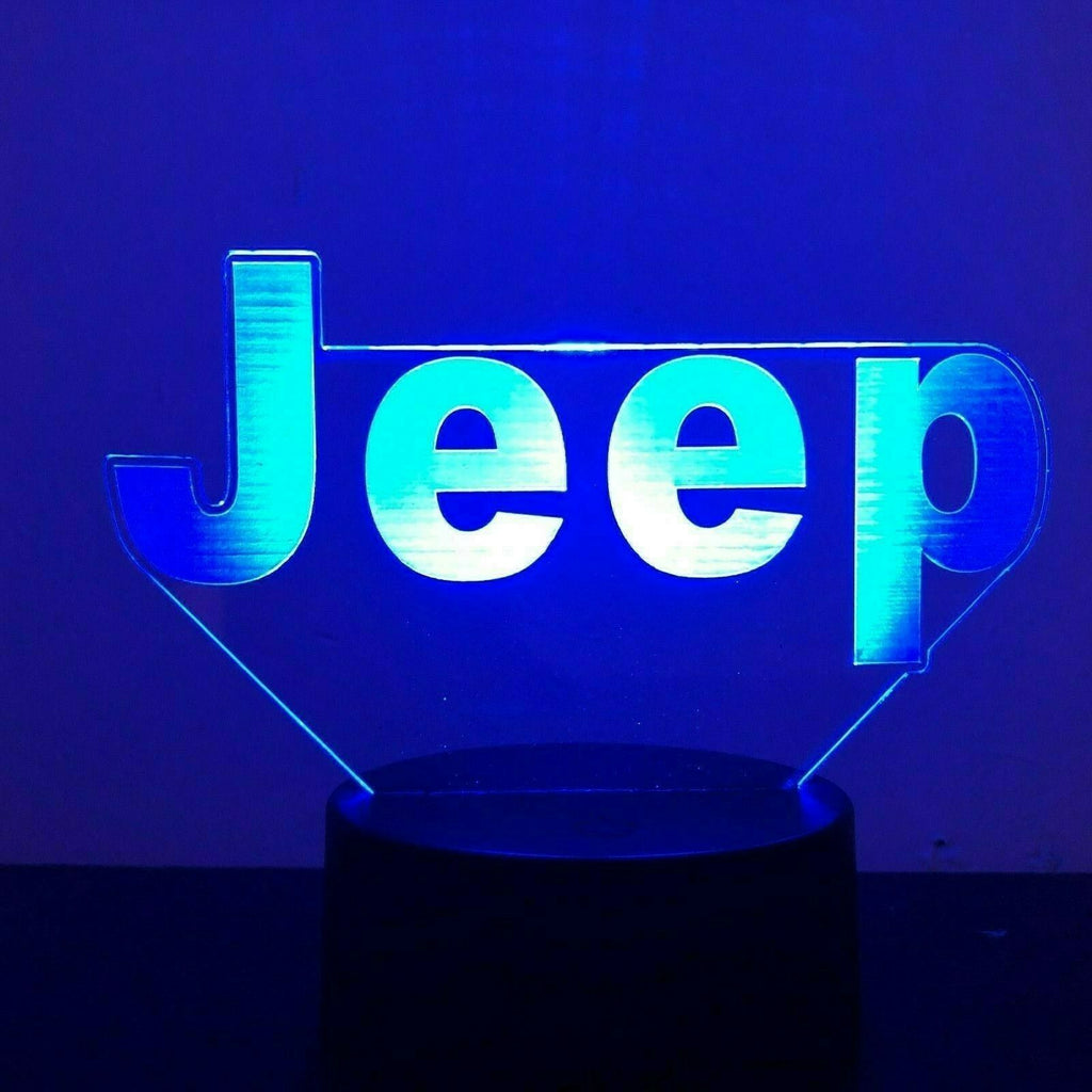 Jeep Wrangler Car Prestige 3D NIGHT LIGHT - Eyes Of The World