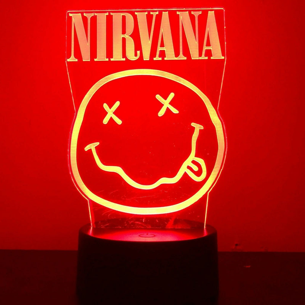 NIRVANA GRUNGE BAND 3D NIGHT LIGHT – Eyes Of The World