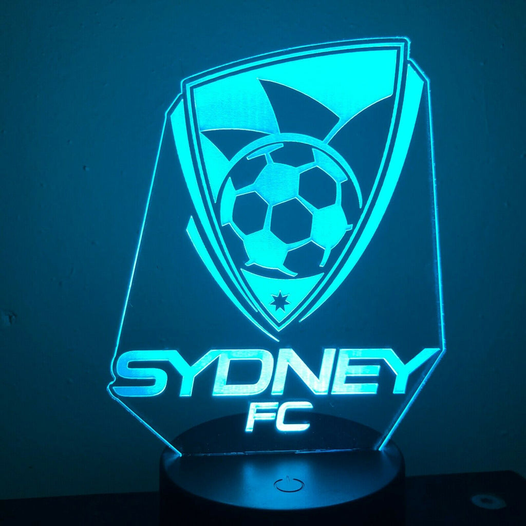 SYDNEY FC SOCCER FOOTBALL 3D NIGHT LIGHT - Eyes Of The World