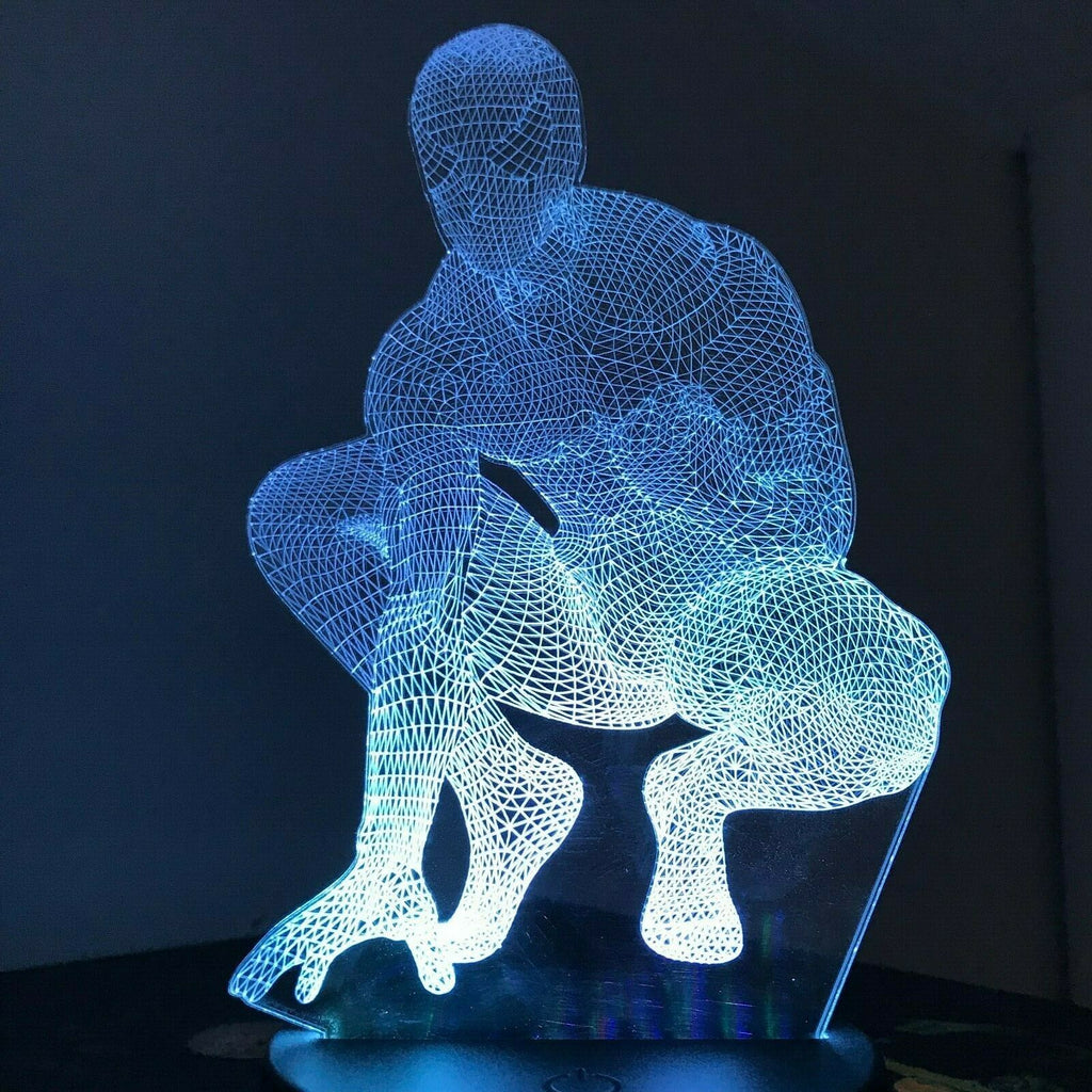 CROUCHING SPIDERMAN 3D NIGHT LIGHT - Eyes Of The World