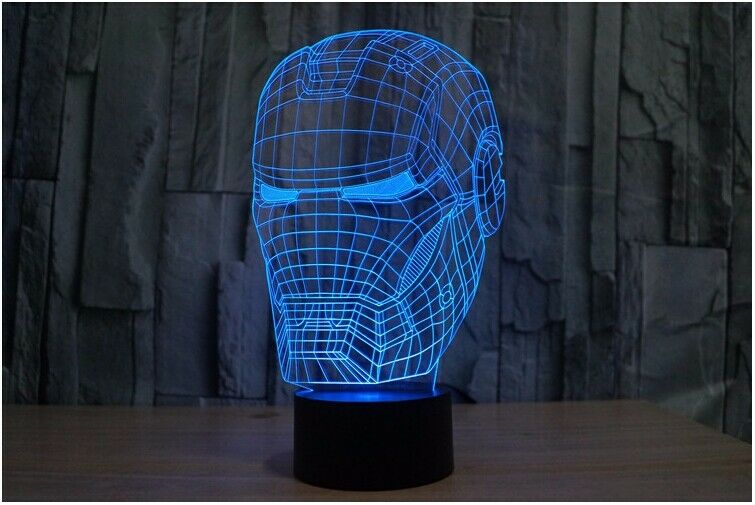 IRON MAN AVENGERS MARVEL 3D NIGHT LIGHT – Eyes Of The World